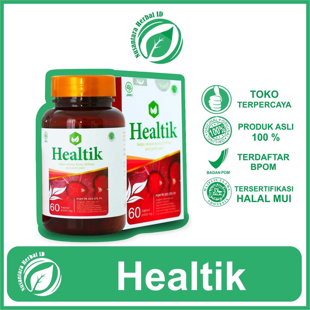 HEALTIK Herbal rematik SS jaya group Healtik