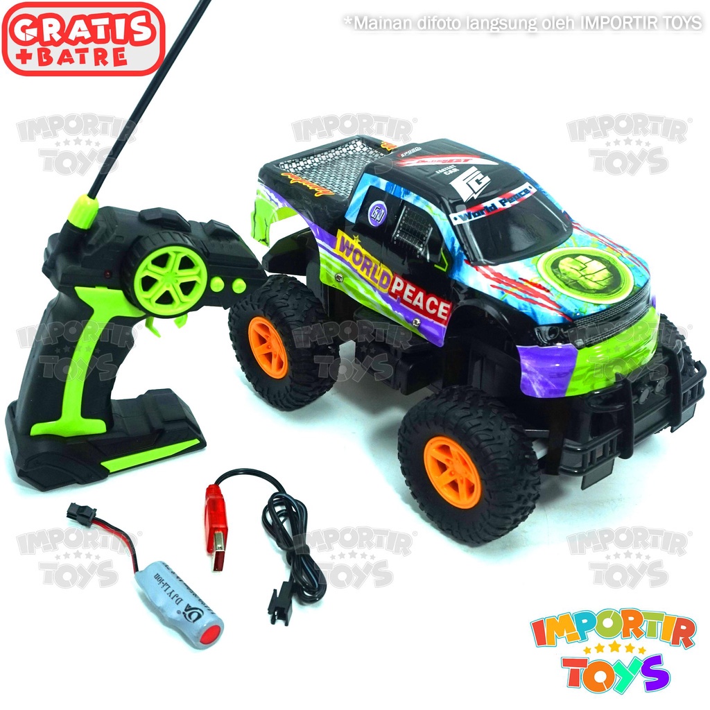 Mobil Remote Control Jeep Off Road With Light RC Car Jumbo