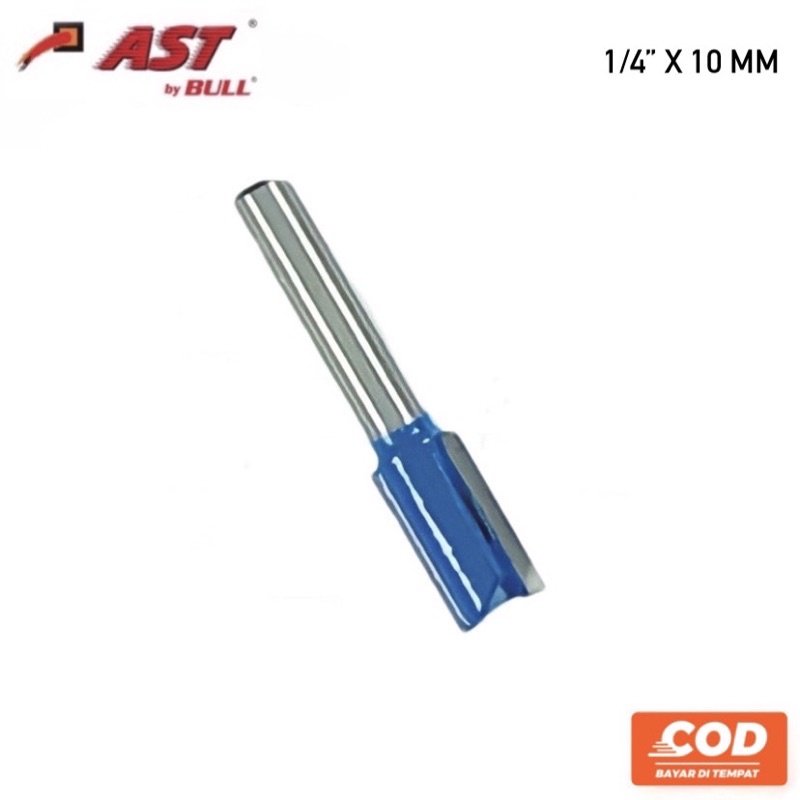 Mata Profil Kayu 1/4 x 10 mm Straight Bit AST