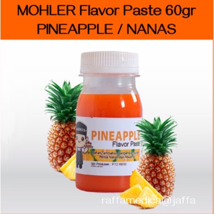 

♞ Möhler Flavor Paste PINEAPPLE // Perisa Penguat Aroma, Rasa, dan Warna // Perisa Pasta Makanan dan Minuman // Bakery, Confectioneries, Candies, Ice Cream, Cake, Puding, Minuman // Pasta perisa pewarna NANAS / PINEAPPLE 60gr