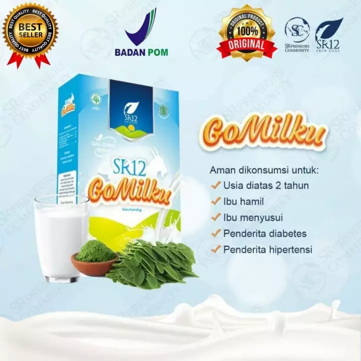 

GO MILKU SR12 SUSU KAMBING ETAWA HALAL BPOM MENINGKATKAN KESEHATAN IMUN TUBUH MELANCARKAN ASI ASLI