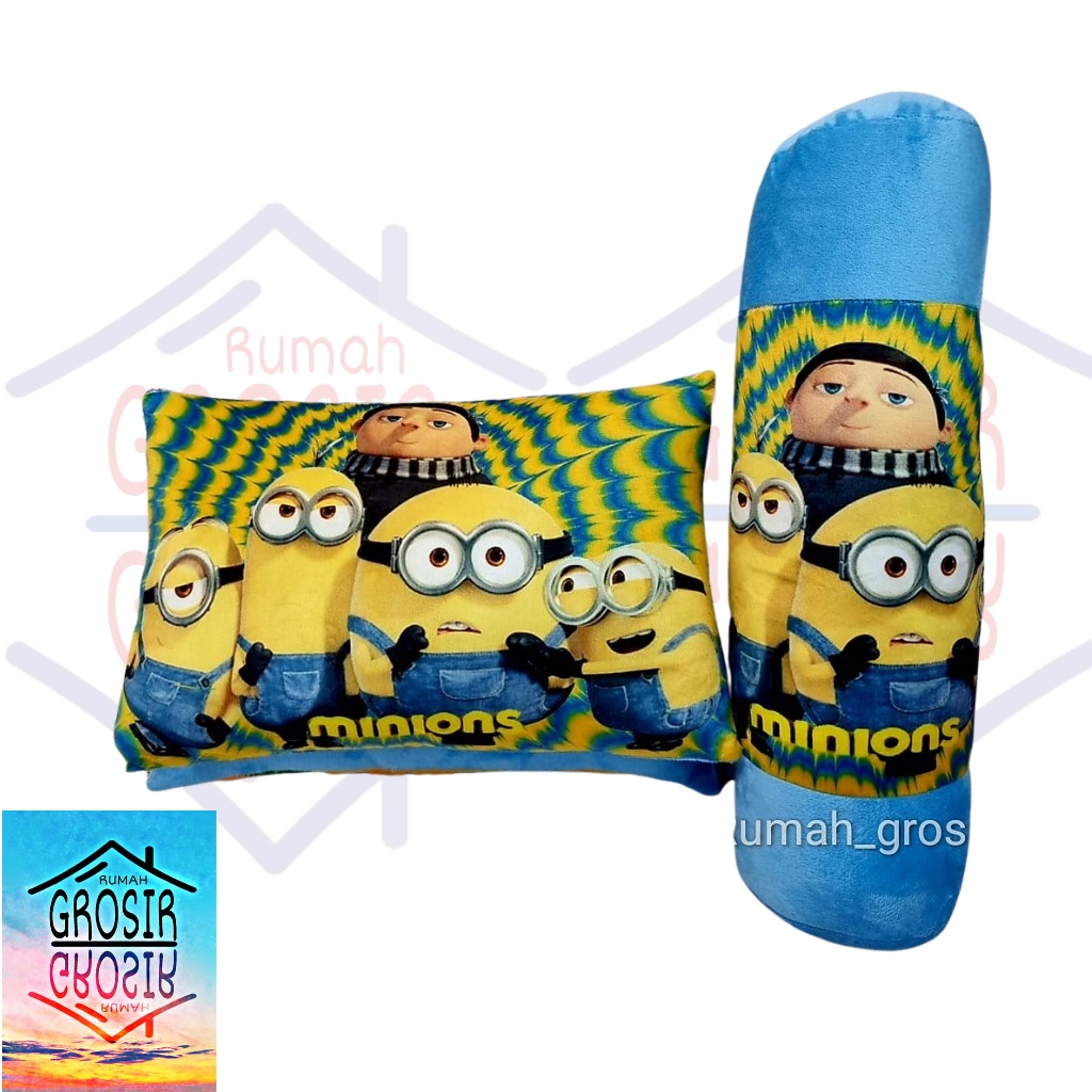 Paket Bantal Guling Minions