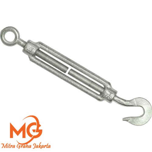 Mg Span Skrup M8 / Trunbuckle M8 / Jarum Keras M8 Carbon Steel