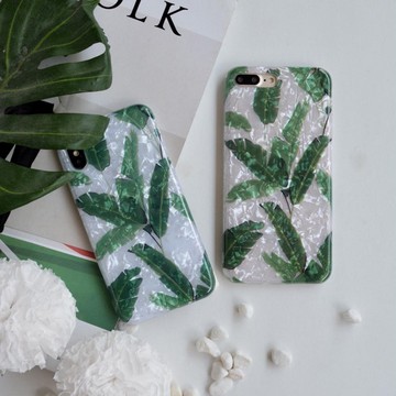 SOFTCASE LEAVES FOR IPHONE OPPO XIAOMI VIVO