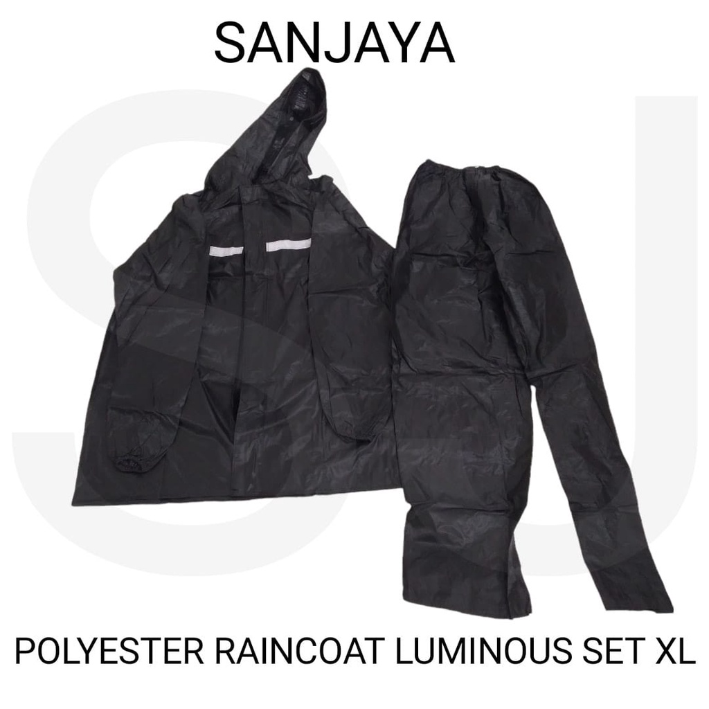 JAS HUJAN / JAS HUJAN SETELAN / MANTOL / JAS HUJAN DEWASA / RAINCOAT / POLYESTER RAINCOAT LUMINOUS SET