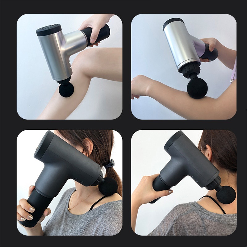 BISA COD Alat Pijat Massage Gun Muscle Massager Portable Massage Device Massage - Fascial Gun Massager Pijat Pembentuk Otot Muscle Electric - Pocket Massage Gun -Alat Pijat Elektrik - Alat Pijat Elektrik Pundak Punggung Tangan Massage Facial Gun