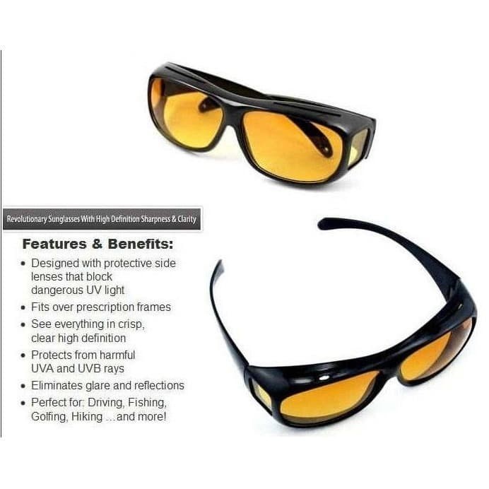 PAKETAN 2 PCS Kacamata Vision Eglasses HD ORIGINAL