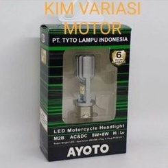 New Lampu Depan LED AYOTO M2B PRO LED AYOTO LED TYTO LED ANTO Headlamp 2 Sisi Bebek Matic Satria AC DC M2B