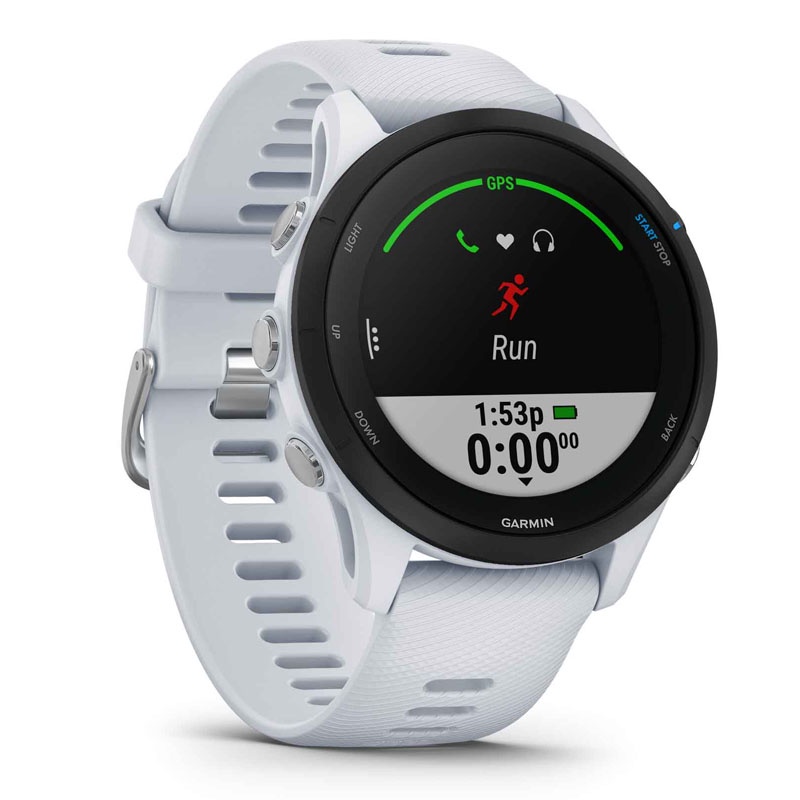 JAM TANGAN GARMIN SMARTWATCH PRIA SMARTWATCH WANITA FORERUNNER 2552 MUSIC WIFI GPS WHITE STONE THA F