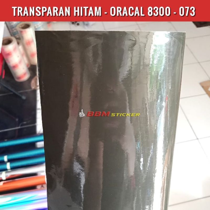 Stiker Skotlet Hitam Transparan Oracal Black Smoke 8300 Dark Grey
