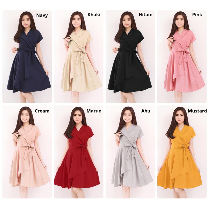 Baju dress pendek wanita terbaru