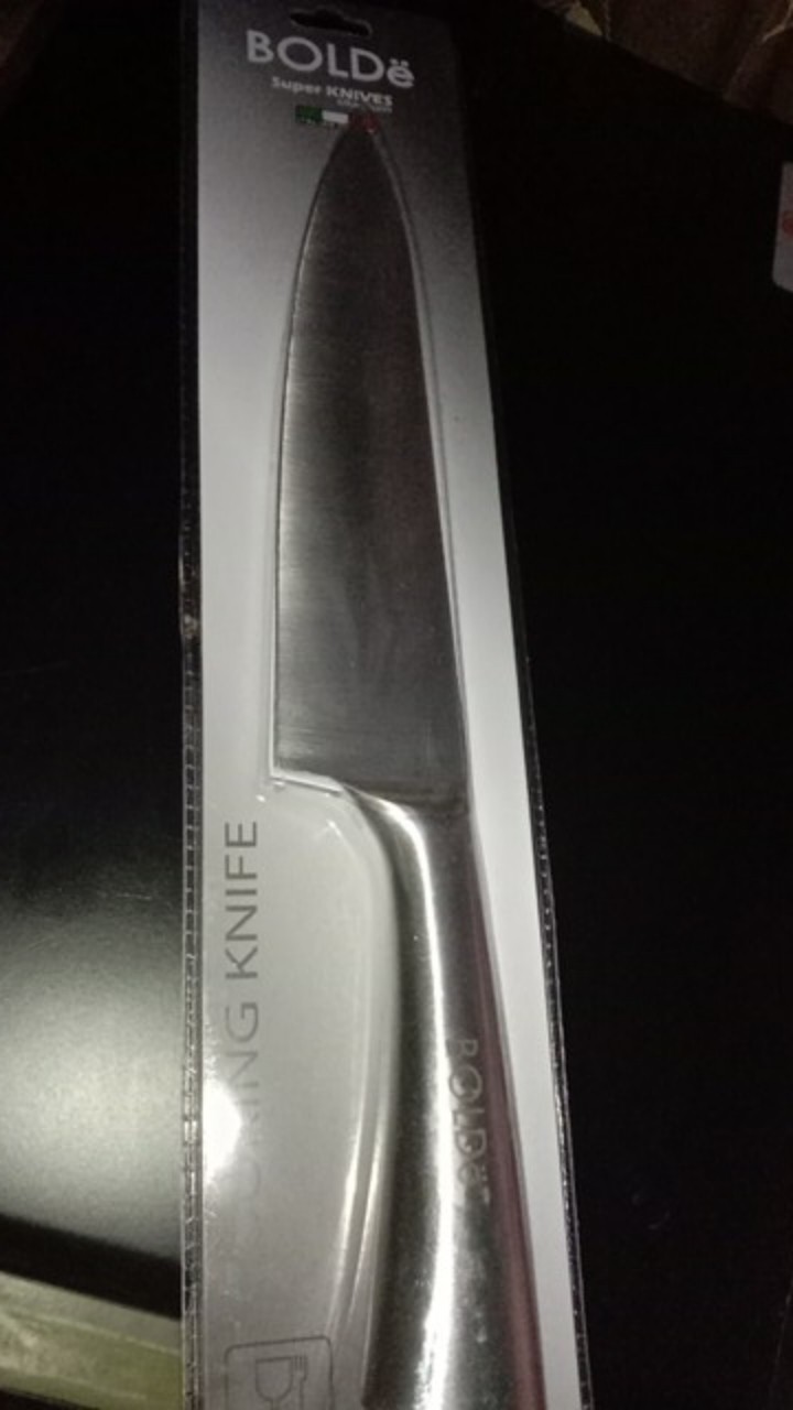 Knife Bolde Cooking Titanium ( Pisau Dapur Titanium )