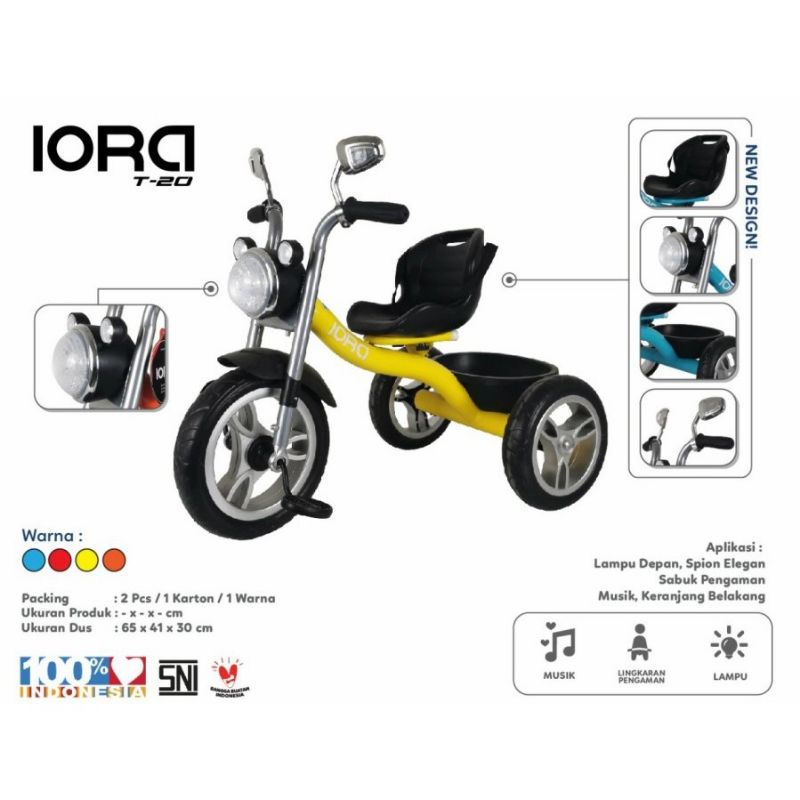 Sepeda Anak Roda Tiga Aviator PC 515 T-20 iora / T20 / AT109/ AT 101 / AT 109