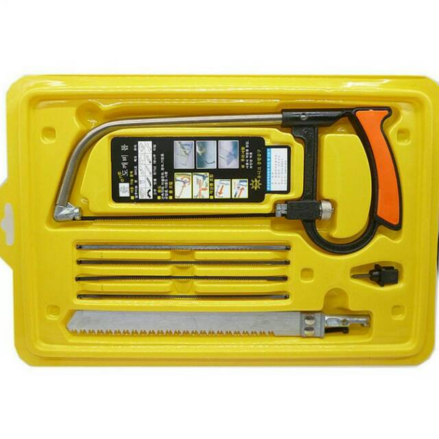 Gergaji Multi Fungsi Set 3 Way Blade Magic Saw / Gergaji Kayu,  Besi,  Pipa