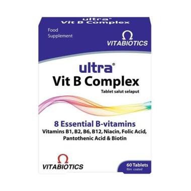 Jual Vitabiotics Ultra Vitamin B Complex Isi 60 Tablet | Shopee Indonesia