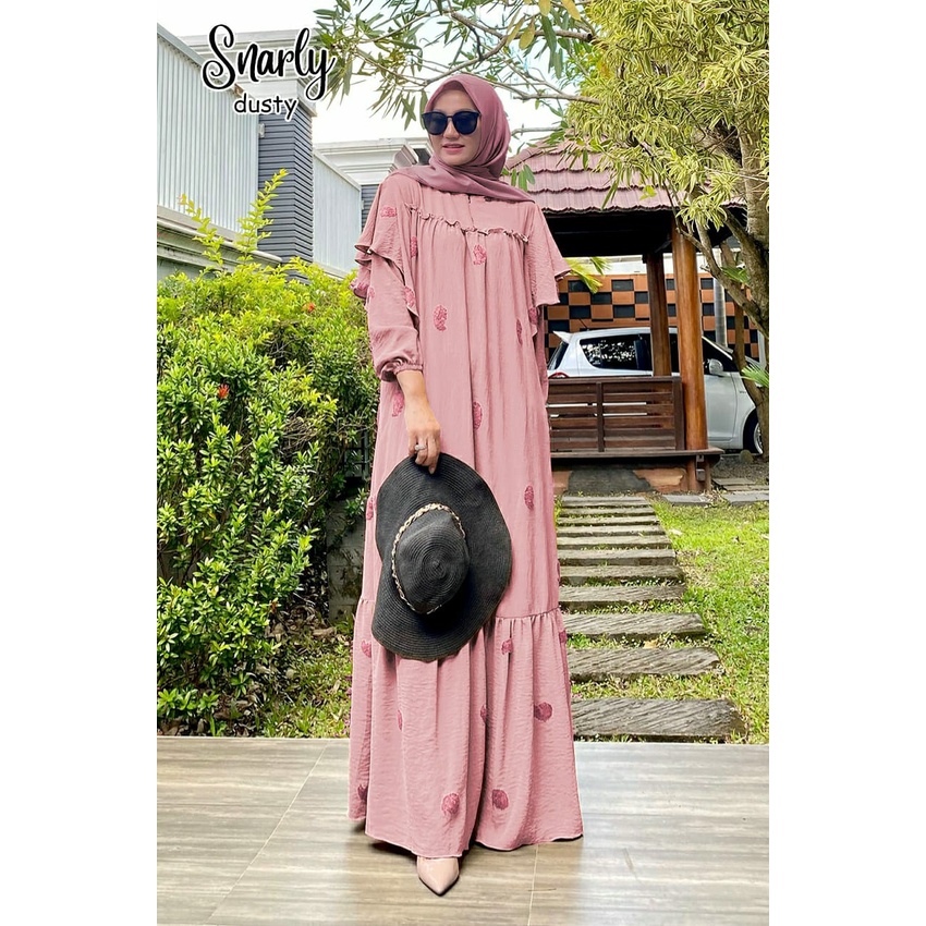 GAMIS PESTA KONDANGAN POM POM SNARLY