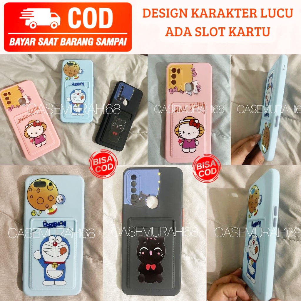 SOFT CASE BONEKA/ KARAKTER + SLOT CARD INFINIX SMART 4/ SMART 5/ HOT 10S/ HOT 10 PLAY/ HOT 9 PLAY/ S