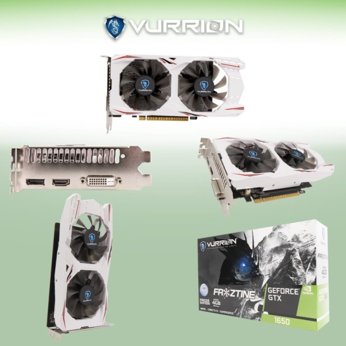 VURRION GTX 1650 4GB GDDR5 128BIT / GTX1650