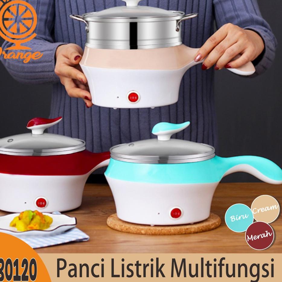 Panci Listrik Multifungsi Stainless panci listrik serbaguna panci listrik LW .,