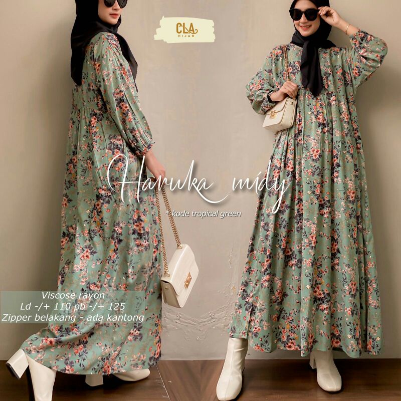 HARUKA &amp; TWINI Midi Dress Ori by Cla