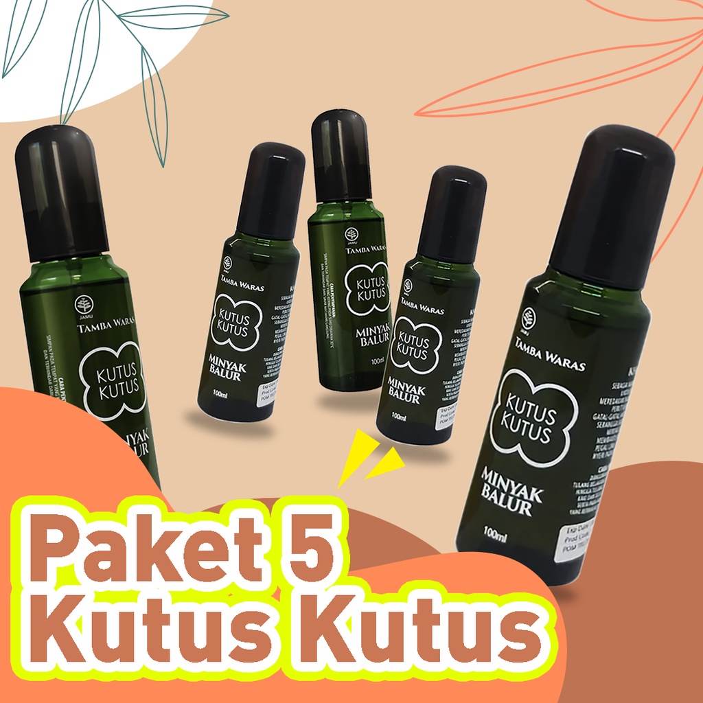 PAKET 5 MINYAK BALUR ASLI