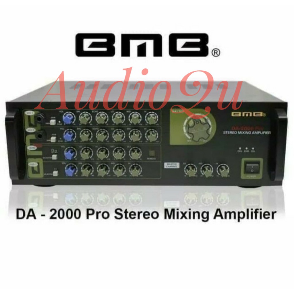 Amplifier Mixer BMB DA 2000 PRO/ DA 2000PRO/ DA-2000 PRO