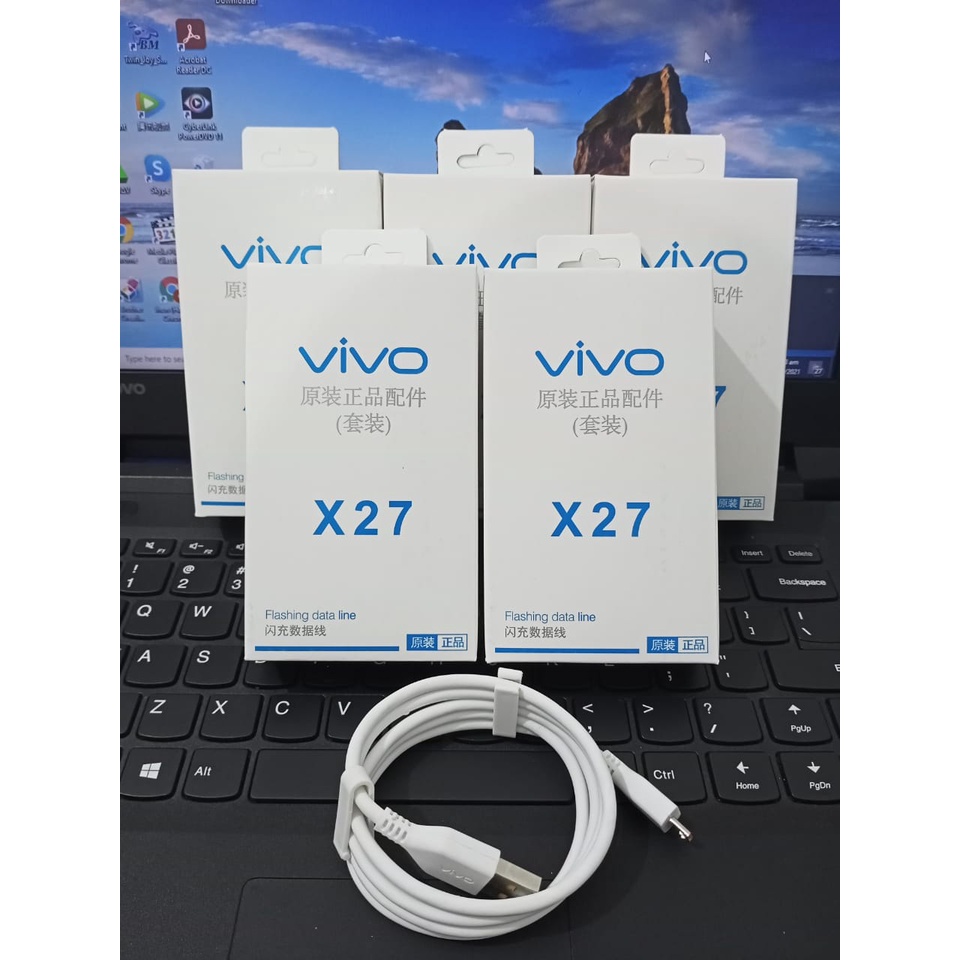 Kabel Data Charger Vivo X27 Fast Charging Micro Usb x27/V7/9v 2a/V5s V5 Lite V3 V11 V7 V7plus V5s V5