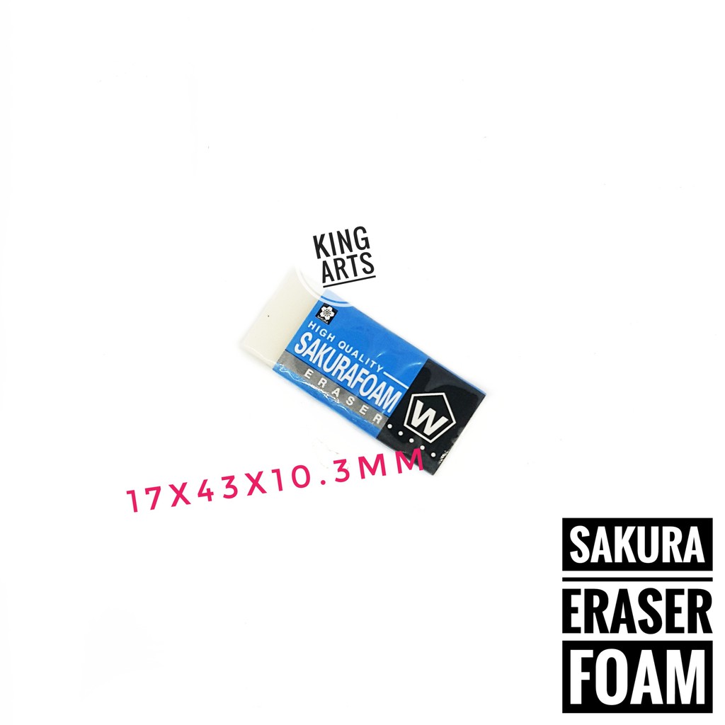 

Sakura Foam Eraser 43 x 17 x 10.3 mm