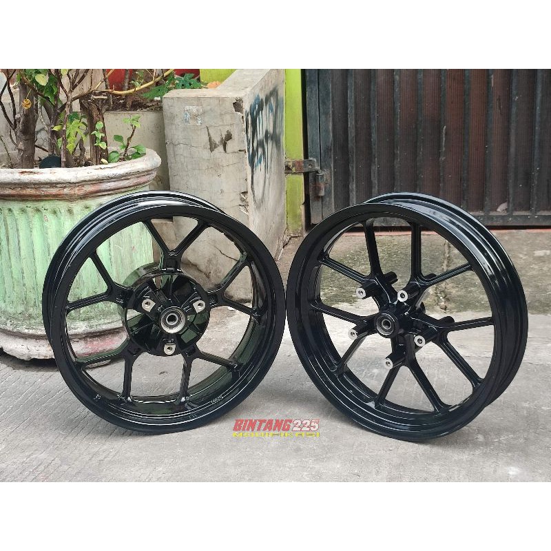 VELG  ROSSI NINJA 250 FI / Z250 LEBAR VELG VROSSI COBRA NINJA DOUBLE DISK DEPAN