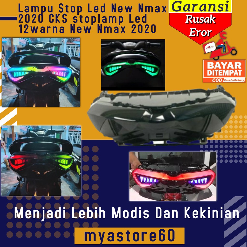 Lampu Stoplamp Stop Lamp Stop Led Yamaha New Nmax 2020 CKS 12 Warna