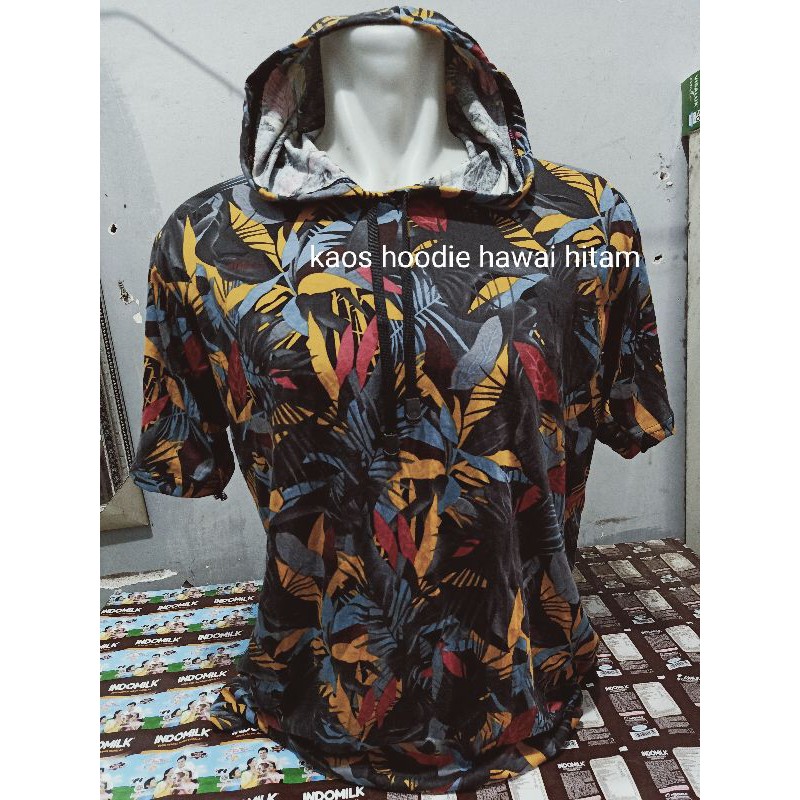 kaos  hoodie hawai