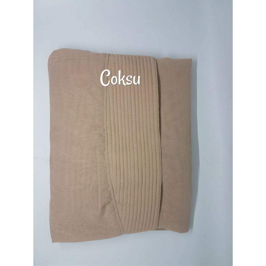 Jilbab Instan 2 Layer Jumbo Nesrin Hijab Syari Kerudung Khimar Terbaru-COKSU