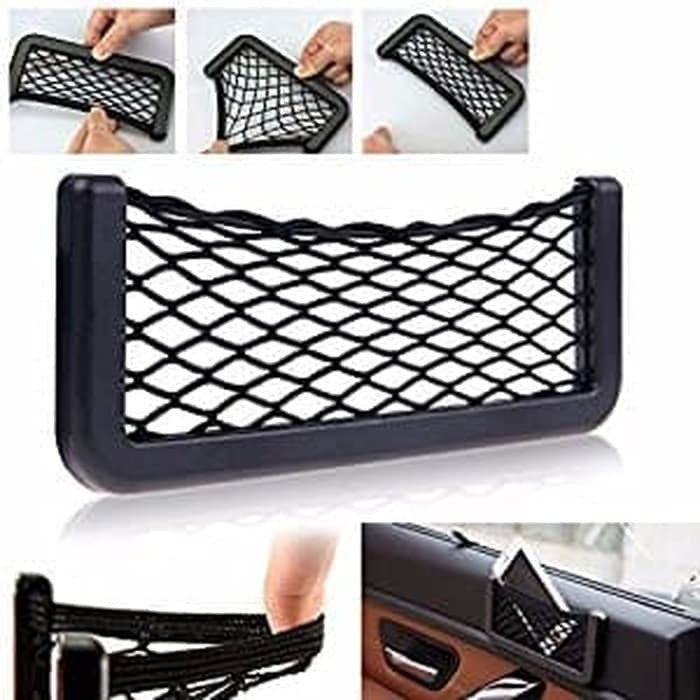 Car Net Organizer Pockets Bag Kantong Jaring Mobil Penyimpanan barang-G360