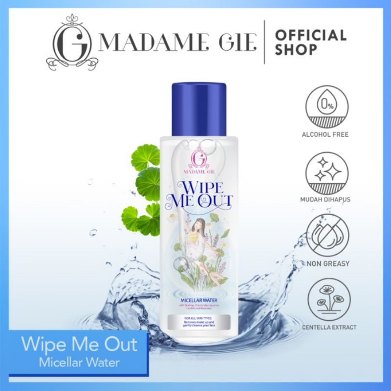 Madame Gie Madame Wipe Me Out Micellar Water 80ml