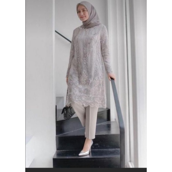 Tunik brokat premium