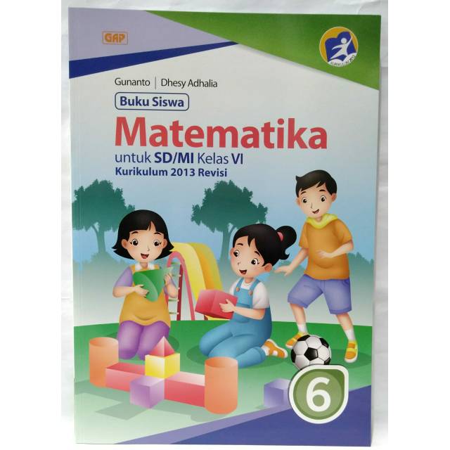 Matematika Kelas 6 Gap K13 Gunanto Shopee Indonesia