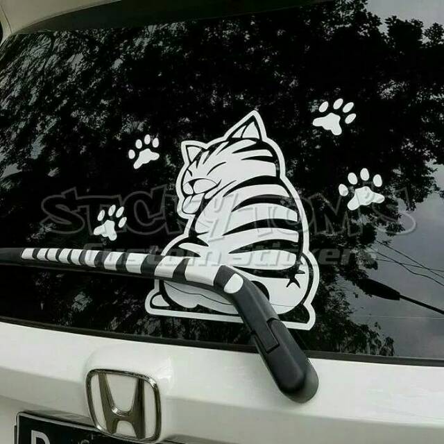 

Stiker Motif Kucing Goyang Ekor versi Tebal