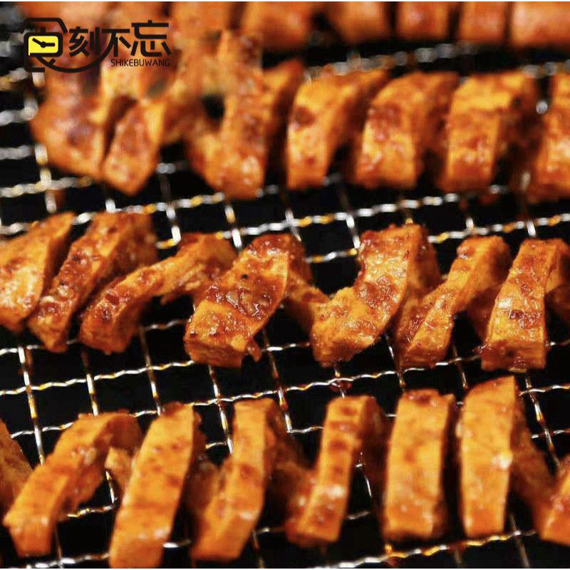 (HALAL) Grill gluten panggang snack china 烤面筋-食刻不忘