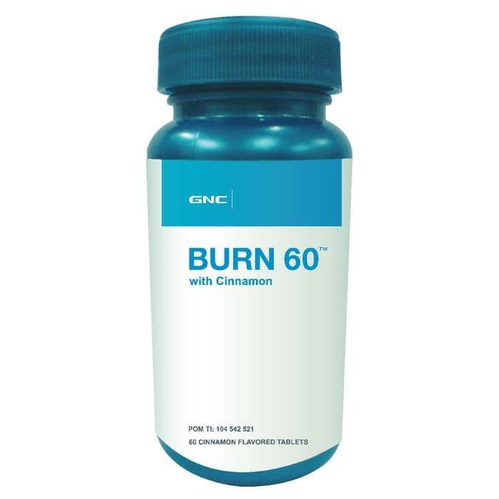 GNC burn 60 with cinnamon (60) asli