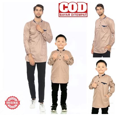 [ PREMIUM QUALITY! ] KURTA BAJU KOKO COUPLE AYAH DAN ANAK ONDRITE ORIGINAL KURTA BAJU MUSLIM PRIA KURTA COUPLE AYAH ready siap kirim kurta couple panjang ayah dan anak