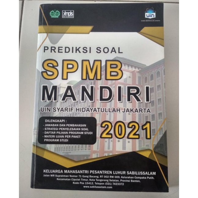 [preloved] Buku SPMB UIN Jakarta 2021
