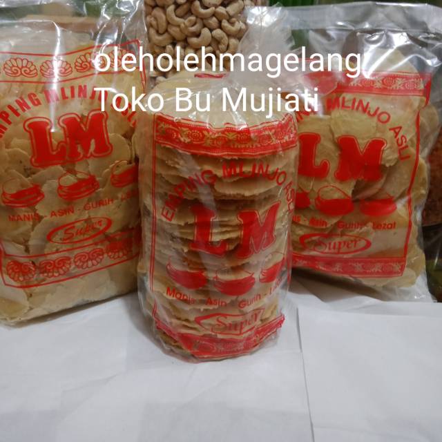 

Emping melinjo manis (mentah) 500gr