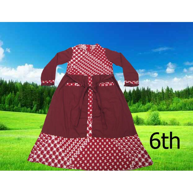 Gamis 6th katun merah