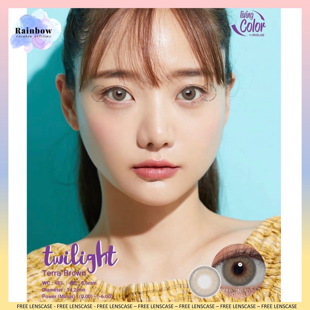 SOFTLENS LIVING COLOR TWILIGHT MINUS (-2.75 S/D -6.00) by IRISLAB FREE LENSCASE DIA 14.2MM / SOFTLEN SOFLENS SOFTLEN