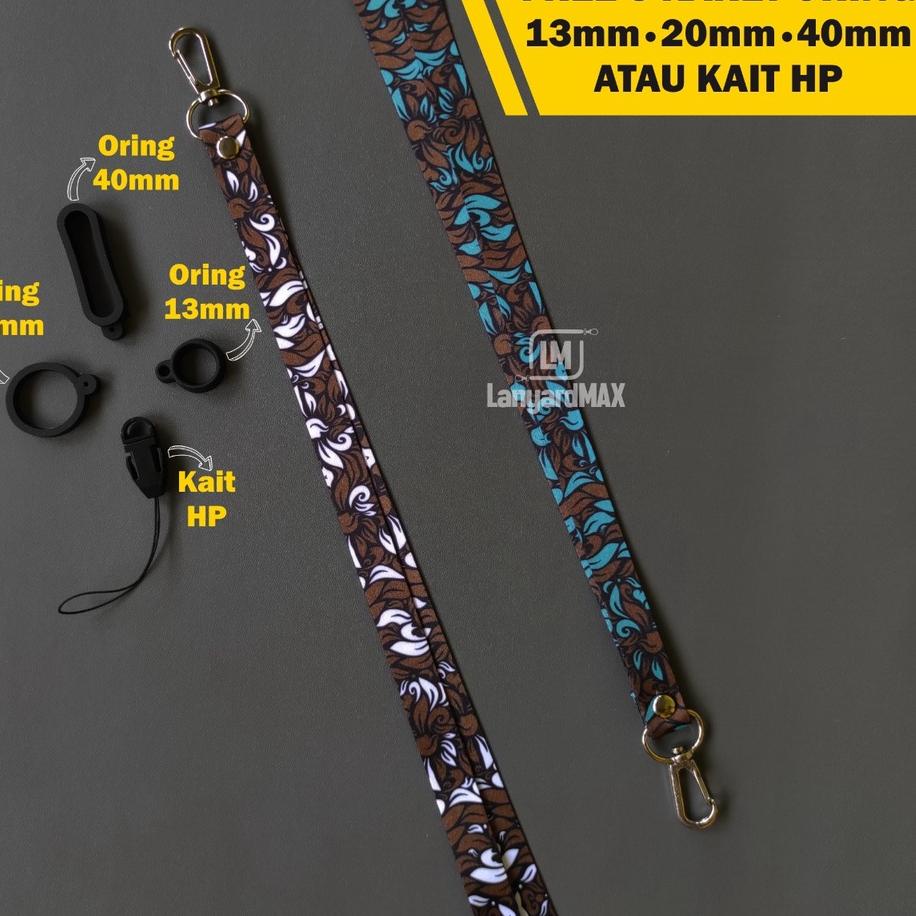 

Harga TERMURAAH.. Lanyard Pod HP Phula by LanyardMax 1,5cm