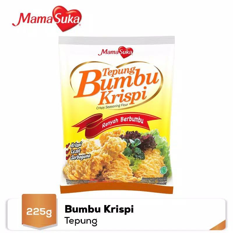 

TEPUNG BUMBU KRISPI CRISPY MAMASUKA