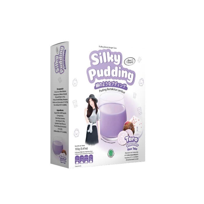 

Silky pudding Taro TALAS 155 Gr / jelly silky lembut agar ager jelly powder instant