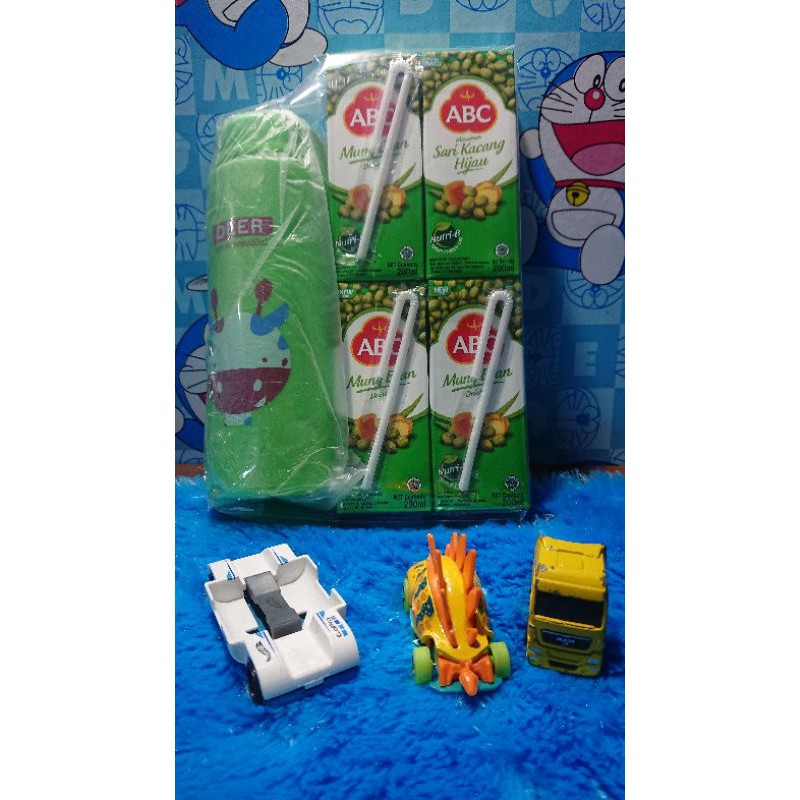 

paket murah 4 sari kacang hijau 200ml dan botol minum 500 ml