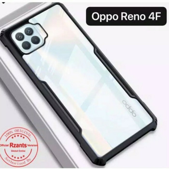 S/P- CASING Case OPPO F17 PRO / RENO 4F  Shockproof Armor Transparent Premium Hardcase CASE SP