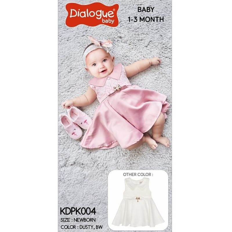 Dialogue Dress Brokat Baby